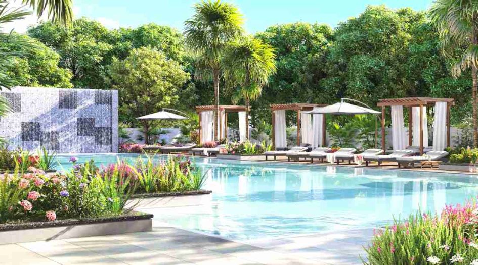 Narang-Privado-Amenities-Swimming-Pool-Deck-Waterfall